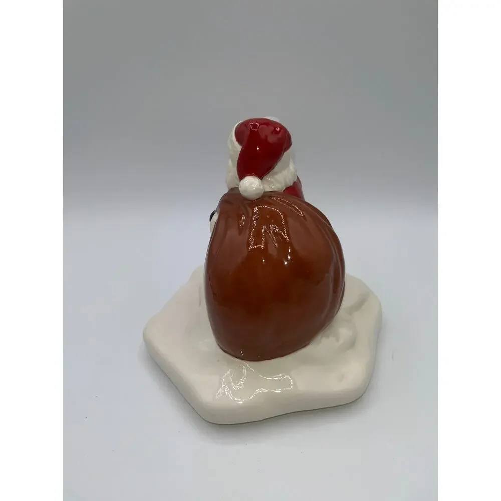 Vintage Japan Replacement Santa Claus Cookie Jar (LID ONLY) Replacement Top - Picture 11 of 16